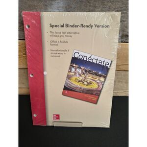NEW Conectate Binder-Ready Looseleaf Version 9781259150340
